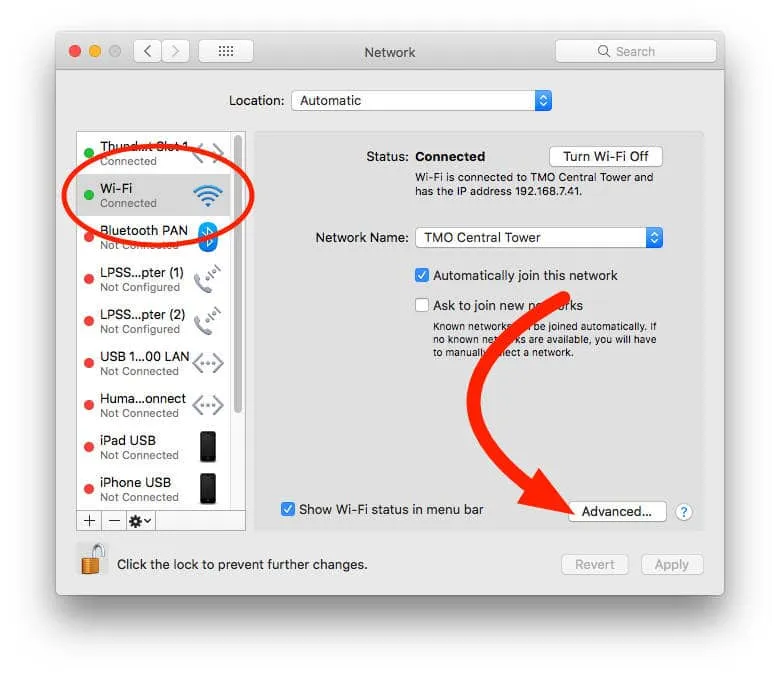 Cách thay đổi DNS Viettel trên macOS